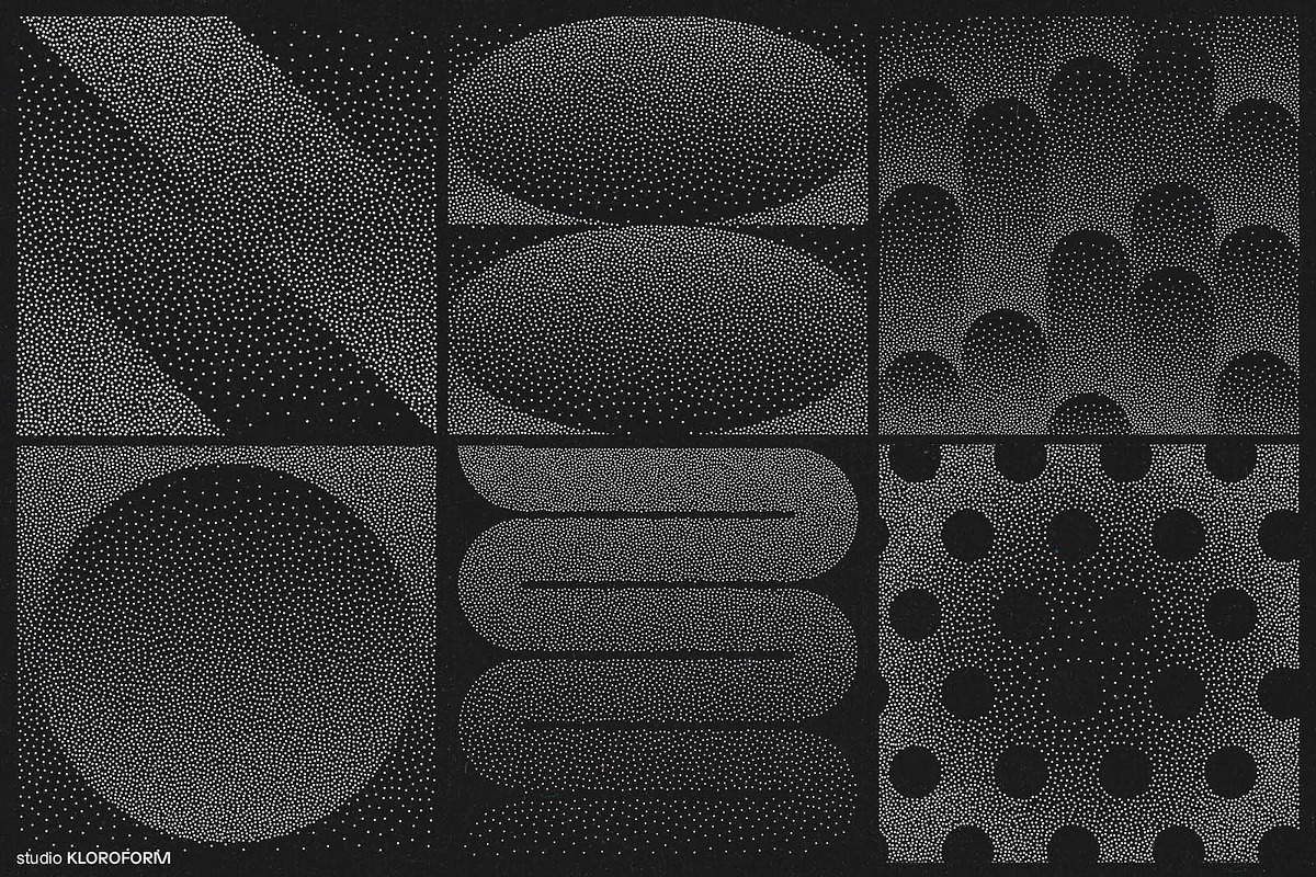 Stipple 1 - 100 dotted objects, an Object Graphic by kloroform (Photo 9 of 20)