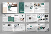Company Profile Template Landscape, a Brochure Template by NorthPeak (Thumbnail 1 of 10)