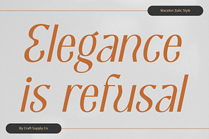 Macelon Art Noveau Font