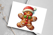 Watercolor Cozy Christmas Clipart, an Illustration by Canvas Craft (Thumbnail 4 of 7)