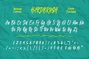 Hardbrush–Handwritten Brush Typeface, a Handwritten Font by overlaytemplates (Thumbnail 5 of 6)