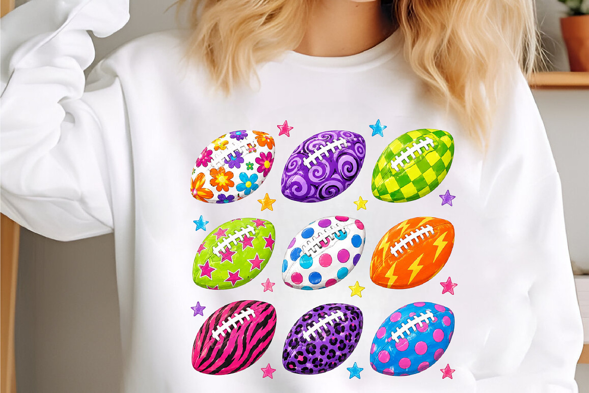 Preppy Football PNG, a Seasonal Illustration by designcity5 (Photo 2 of 4)