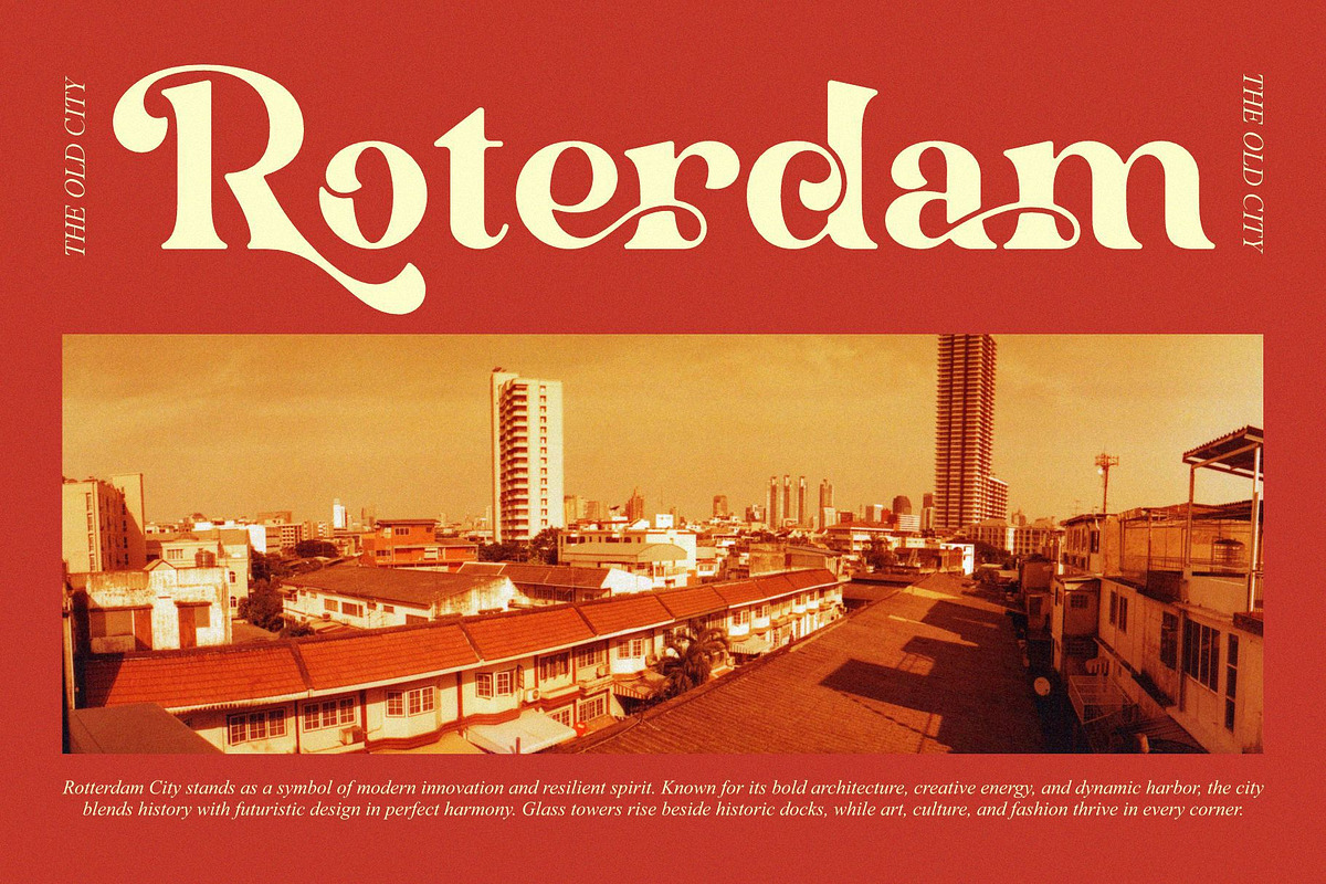 Saglary || Vintage Retro Serif Font, a Serif Font by Ermedia Studio (Photo 9 of 10)