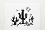 60 Desert Cactus Floral Silhouette, a Seasonal Illustration by Amazin_art (Thumbnail 3 of 38)