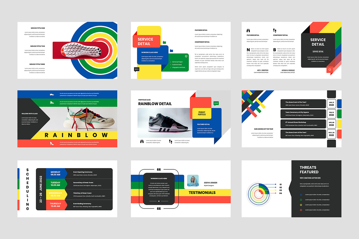 Rainblow - Presentation Template, a Presentation Template by TMint Creative