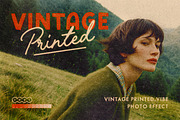 Vintage Printed Vibe Effect, a Layer Style Add-On by pixelbuddha.net (Thumbnail 1 of 8)