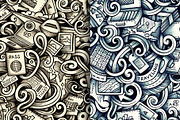 Travel Graphics Doodles Patterns, a Decorative Illustration by BALABOLKA (Thumbnail 4 of 6)