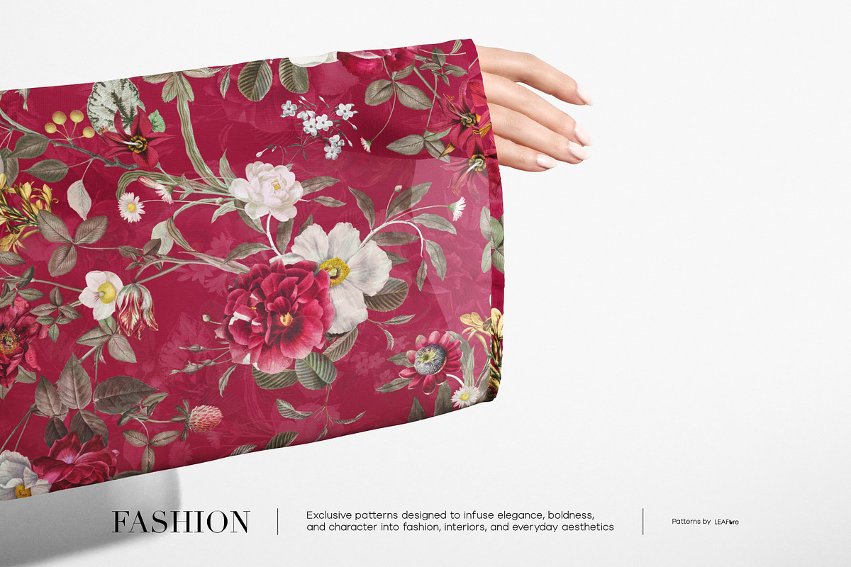 Seamless Floral Patterns And Motifs, a Pattern Graphic by LEAFure (Photo 4 of 10)