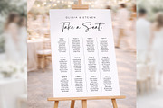 Modern Script Seating Canva bd007, a Poster Template by TyphoonStudio (Thumbnail 1 of 10)