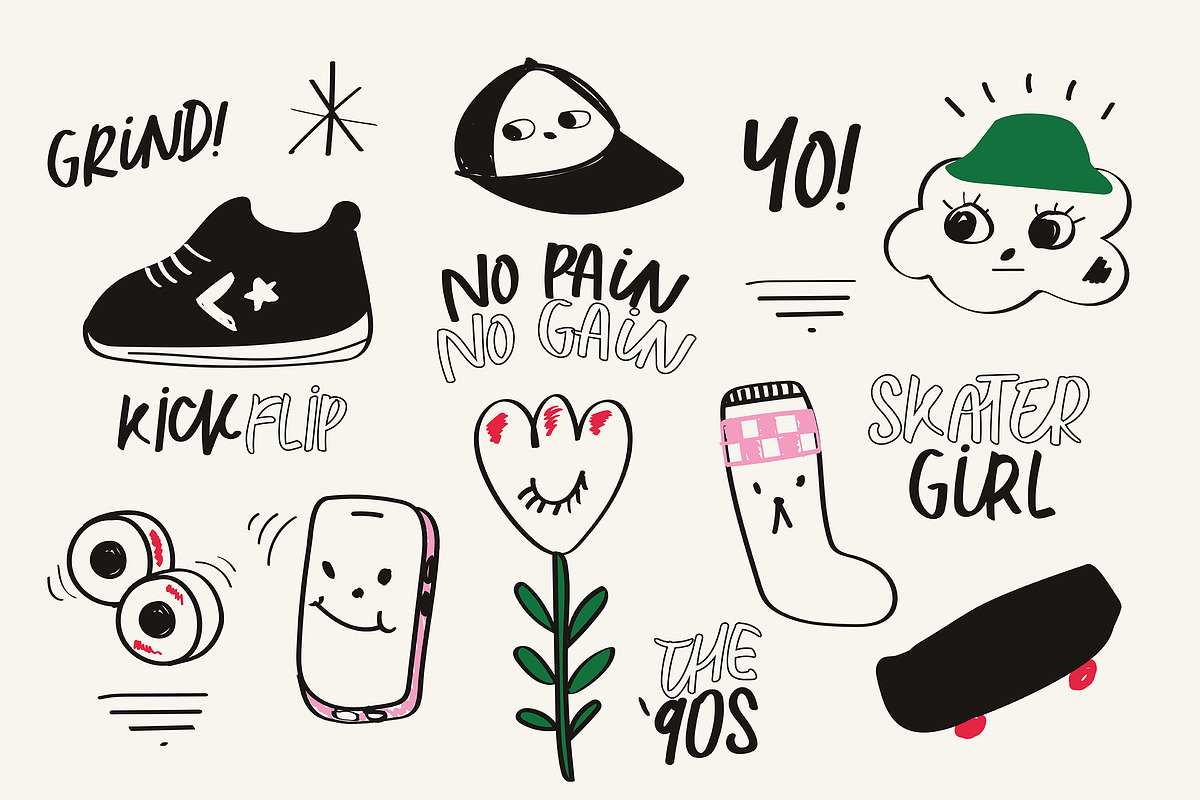Penny & The Cherry Bomb, a Sans Serif Font by BlueRobinDesignShop (Photo 3 of 15)