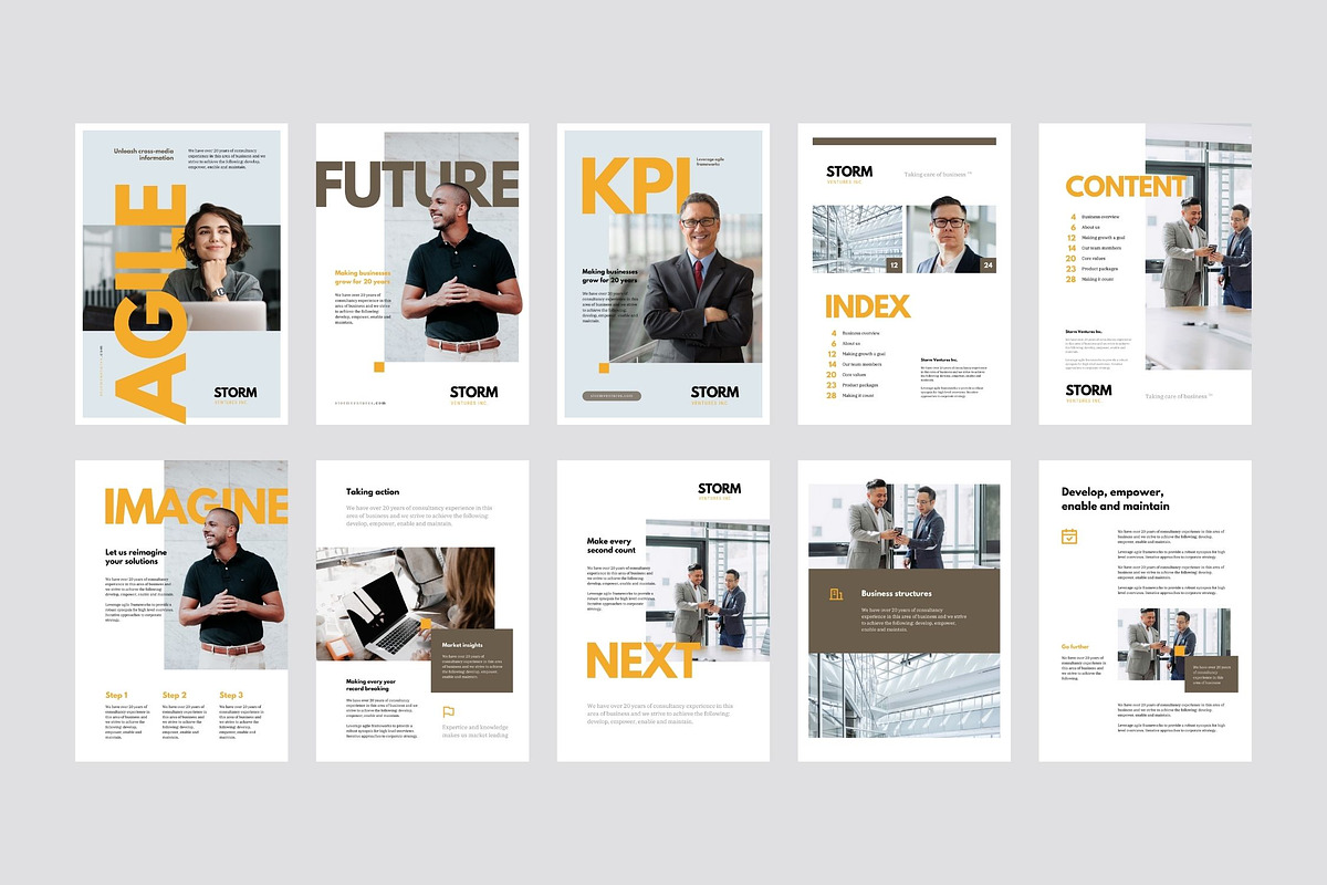 Brochure / Identity Catalog, a Brochure Template by Type Here Studio (Photo 7 of 8)