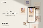 NINA Social Media Template, a Social Media Template by Cuoco (Thumbnail 1 of 9)
