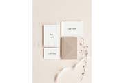 Wedding Card Set Mockup, a Mockup by HALFTOUNE (Thumbnail 3 of 5)