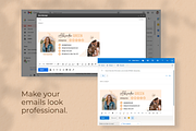 Email signature template, an Email Template by DesignKora (Thumbnail 3 of 5)