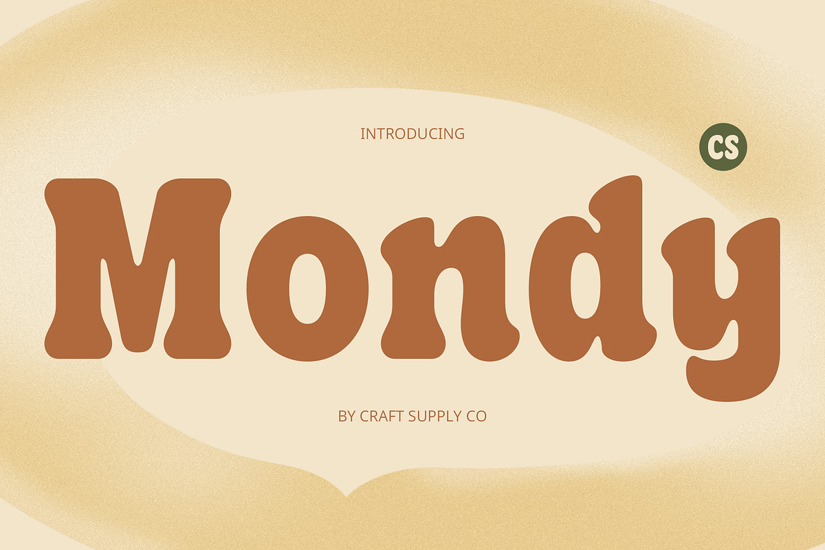 CS Mondy – Retro Font, a Serif Font by Craft Supply Co. (Photo 1 of 8)