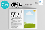 Grill Recipes Cookbook Template, a Magazine Template by DeLaGranSiete (Thumbnail 10 of 11)