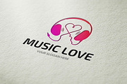 Music - Love Logo Template, a Branding & Logo Template by BdThemes (Thumbnail 3 of 3)