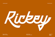 Rickey - Modern Elegant Font, a Script Font by HRDR (Thumbnail 1 of 12)