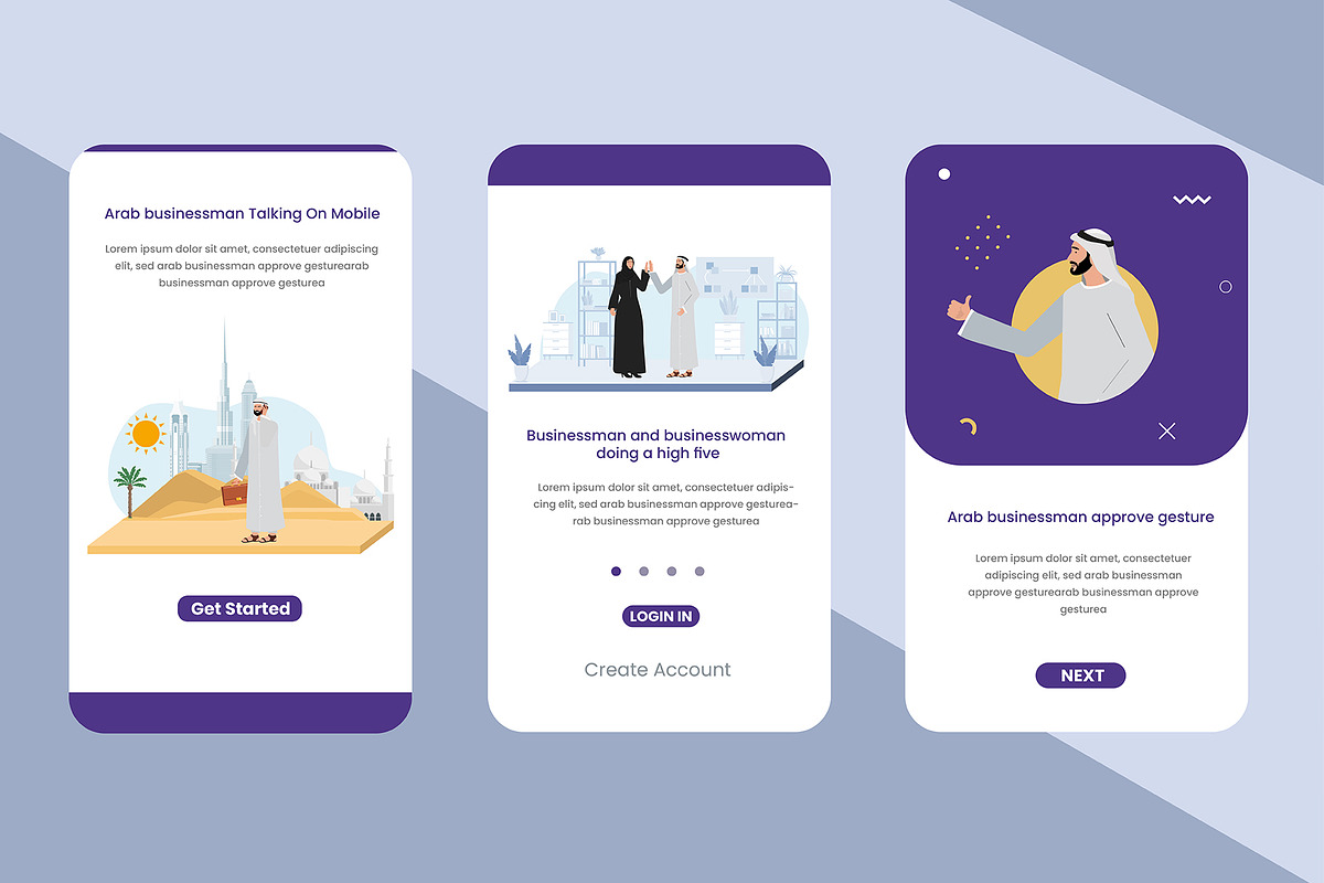 Arab Business People animation, a Templates & Theme by lottie pro (Photo 9 of 11)