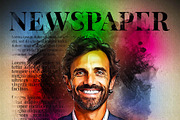 News Paper Mixed Media Art Effect, an Action Add-On by MRI STUDIO (Thumbnail 30 of 43)