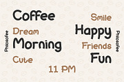 Philosofee – Cute Fun Display Font, a Handwritten Font by Mockmenot (Thumbnail 5 of 6)