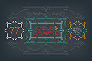 Ringlings Borders & Ornaments, a Sans Serif Font by Yanky Goldman (Thumbnail 6 of 6)