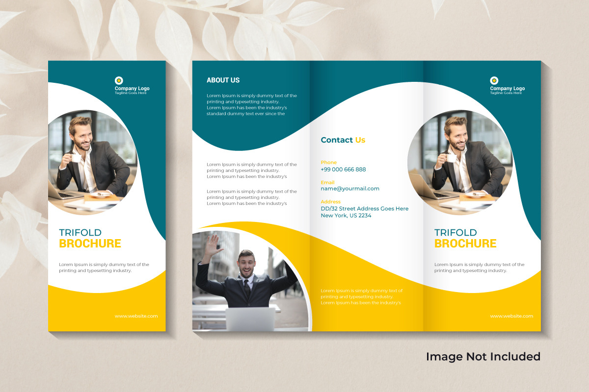 Corporate Tri-fold Brochures, a Brochure Template by Limino™ Studio (Photo 2 of 2)