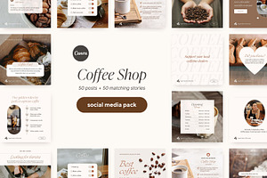 Coffee Shop Instagram Post Templates