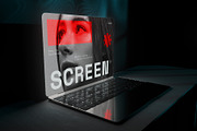 Modern Dark Laptop Screen Mockup, a Wearable Device Mockup by herutage (Thumbnail 6 of 6)