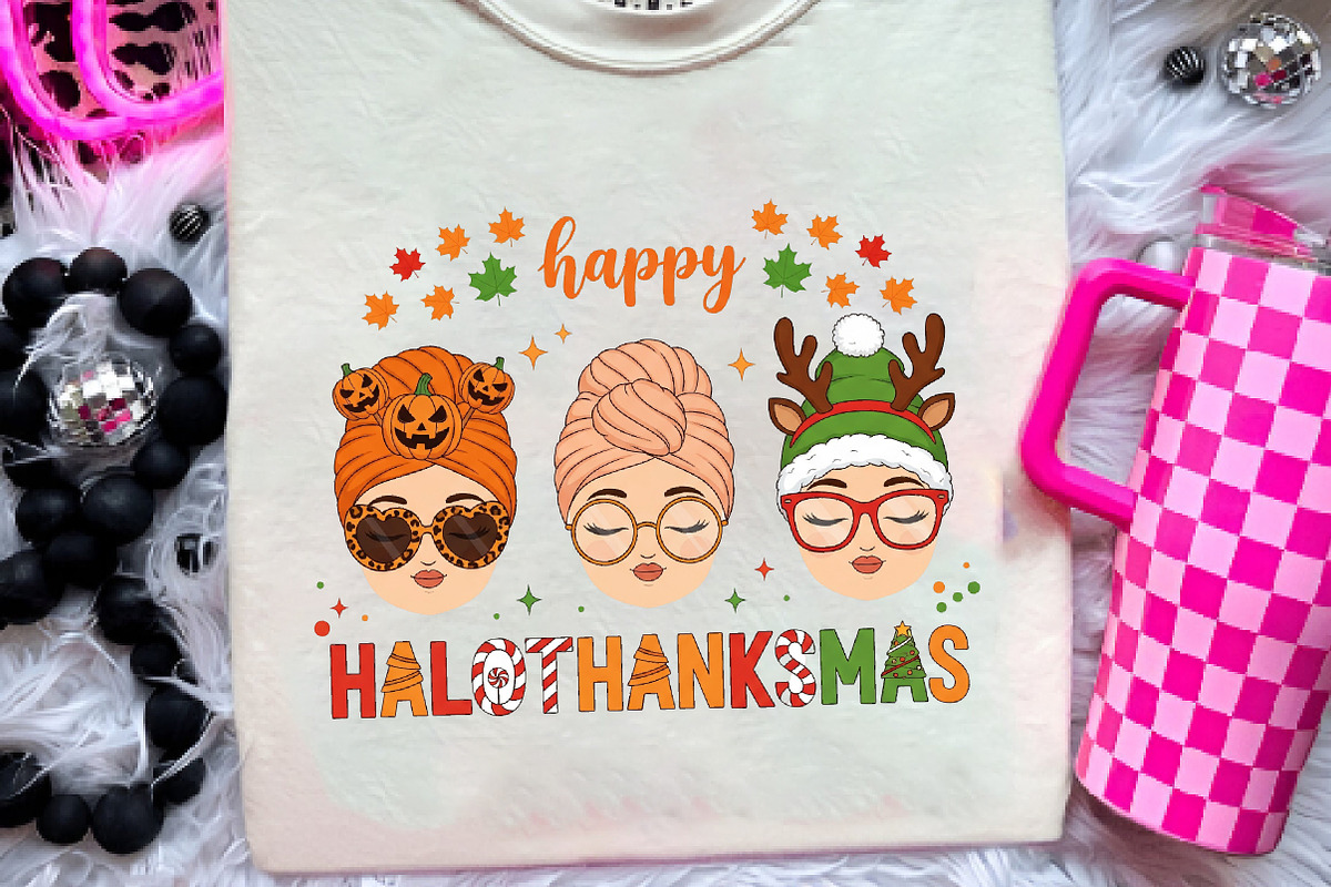 Happy HalloThankSmas, Sublimation, an Illustration by CreationArt (Photo 5 of 6)