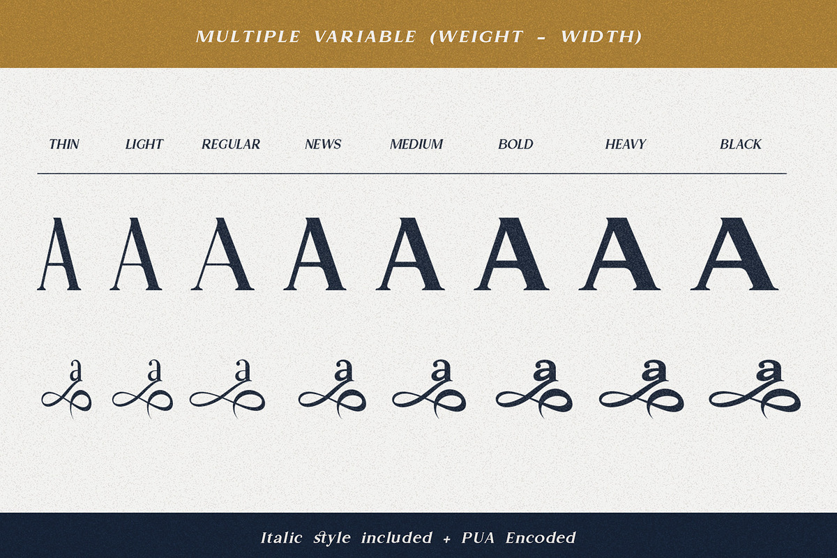 Gold Leaf, a Serif Font by Fontsgood (Photo 5 of 12)