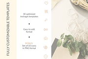 30 Instagram Canva DIY Templates, a Social Media Template by Just Arpi Design Agency (Thumbnail 2 of 6)