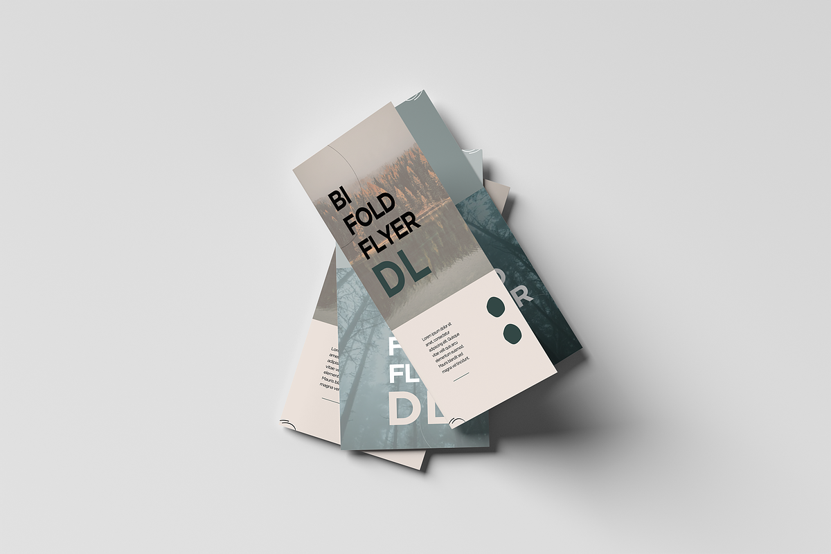 DL Bifold Mockup, a Print Template by xavier_studio (Photo 3 of 5)