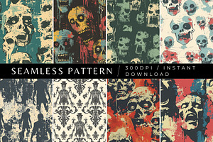 8 Apocalyptic Seamless Patterns