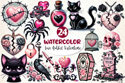 Love Gothic Valentine Sublimation, a Work Illustration by Dream Creation (Thumbnail 1 of 5)