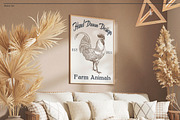 Vintage Poultry Farm Animal Set, an Animal Illustration by Kusumaillustration (Thumbnail 10 of 11)