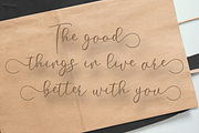 Albana Script, a Script Font by PollemSt (Thumbnail 5 of 6)