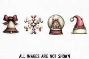 Quirky Holiday Christmas Clipart, an Illustration by Craft Nest (Thumbnail 4 of 6)
