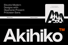 GC Akihiko - Modern Precision sans