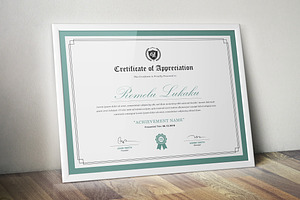 Certificate, a Stationery Template by ThemeDevisers