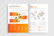 10 Page Annual Report Template, a Brochure Template by pixelcreatx (Thumbnail 6 of 6)