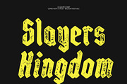CS Quispe Stamp, a Blackletter Font by Craft Supply Co. (Thumbnail 3 of 8)