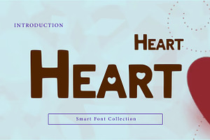 Heart, a Slab Serif Font by Wow Magic