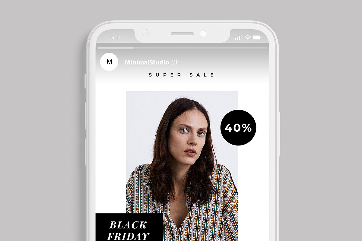 25 Black Friday Instagram Stories V4, a Social Media Template by MinimalStudioCo (Photo 5 of 5)