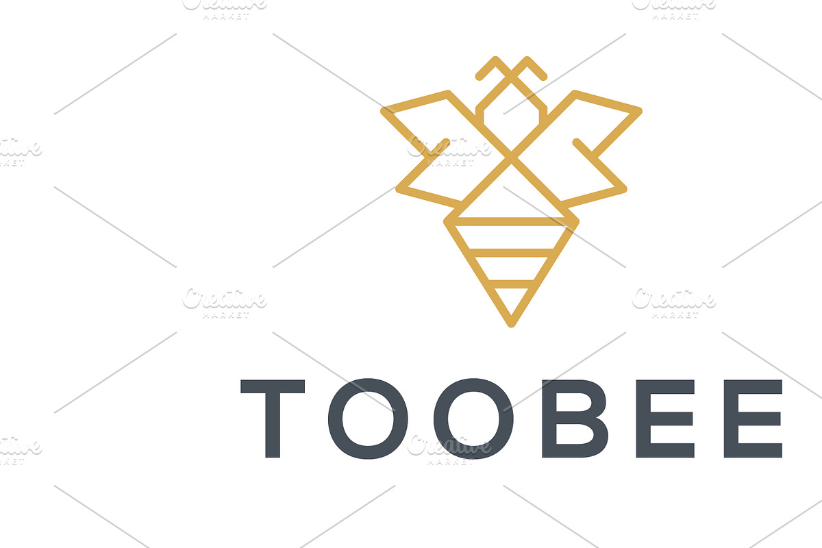 Geometric Bee Line Logo Design, a Branding & Logo Template by yanuart
