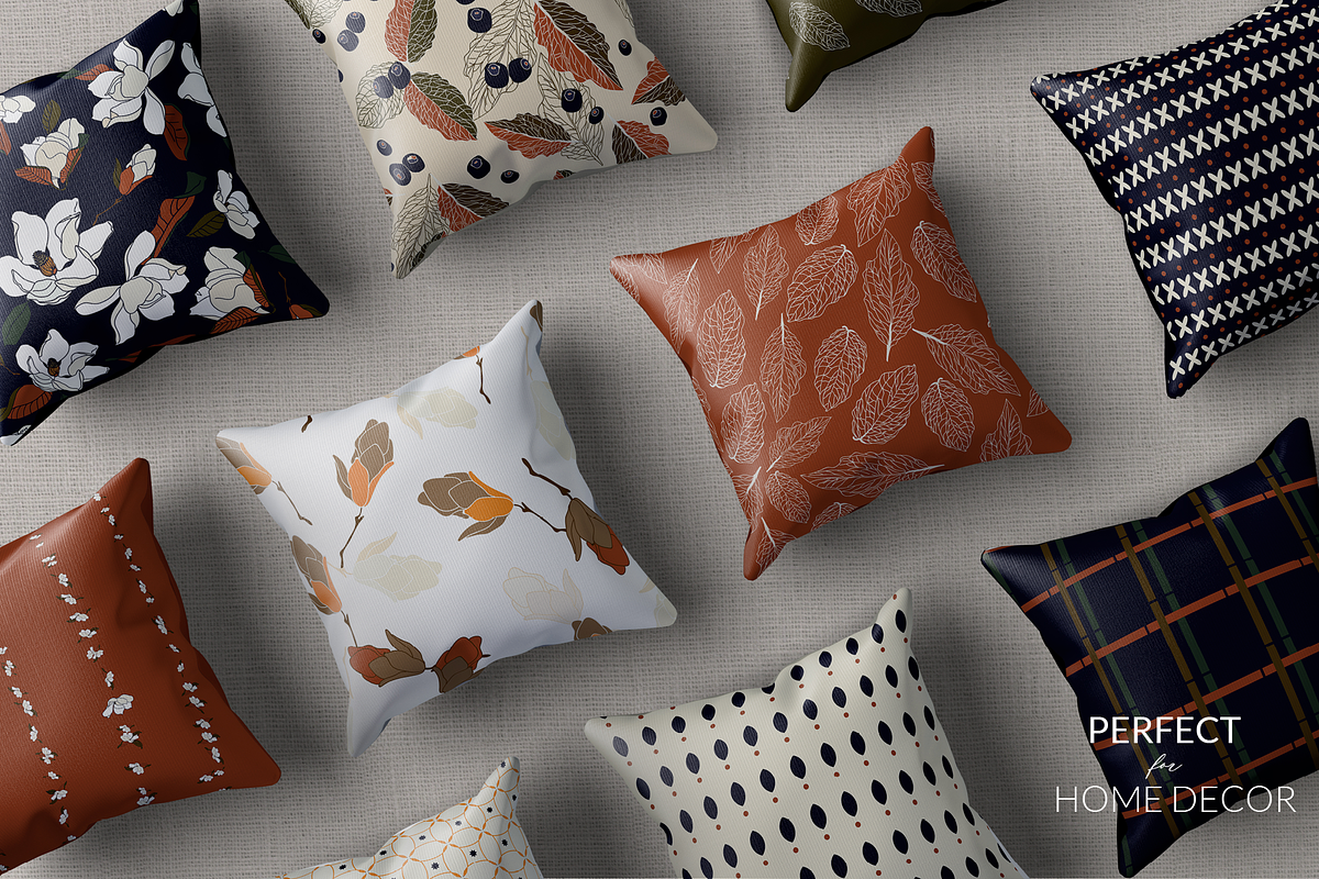 Magnolia Collection Seamless Pattern, a Pattern Graphic by pier.gra creative design (Photo 3 of 8)