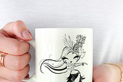 Hawaii Hula Girls Tropical Doodles, an Outline Icon by KaramfilaS (Thumbnail 3 of 6)