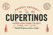 Cuppertinos – Vintage Hand Typeface, a Handwritten Font by MovinkGraphicStudio (Thumbnail 1 of 7)