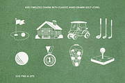Golf Icon Set, a Sport Illustration by Veyla (Thumbnail 2 of 9)