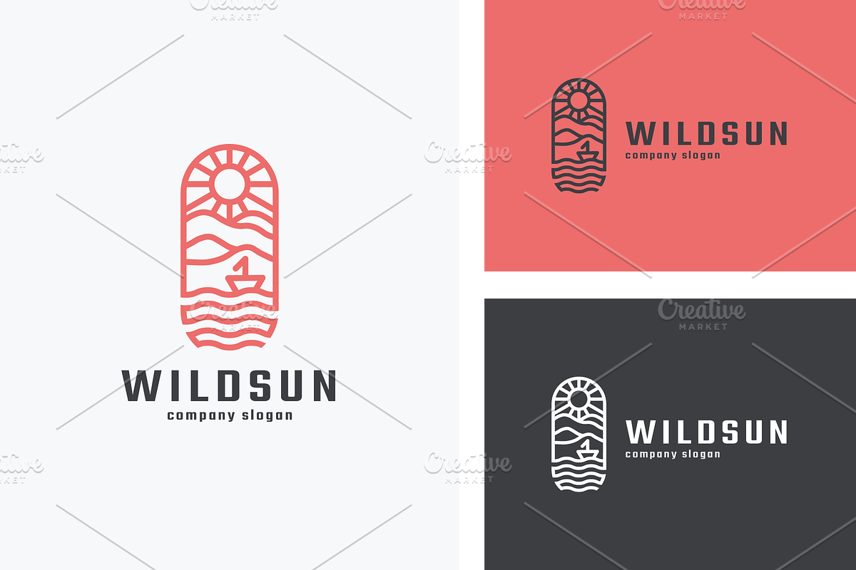 Wild Sun Travel Logo, a Branding & Logo Template by Design_Planet (Photo 1 of 3)
